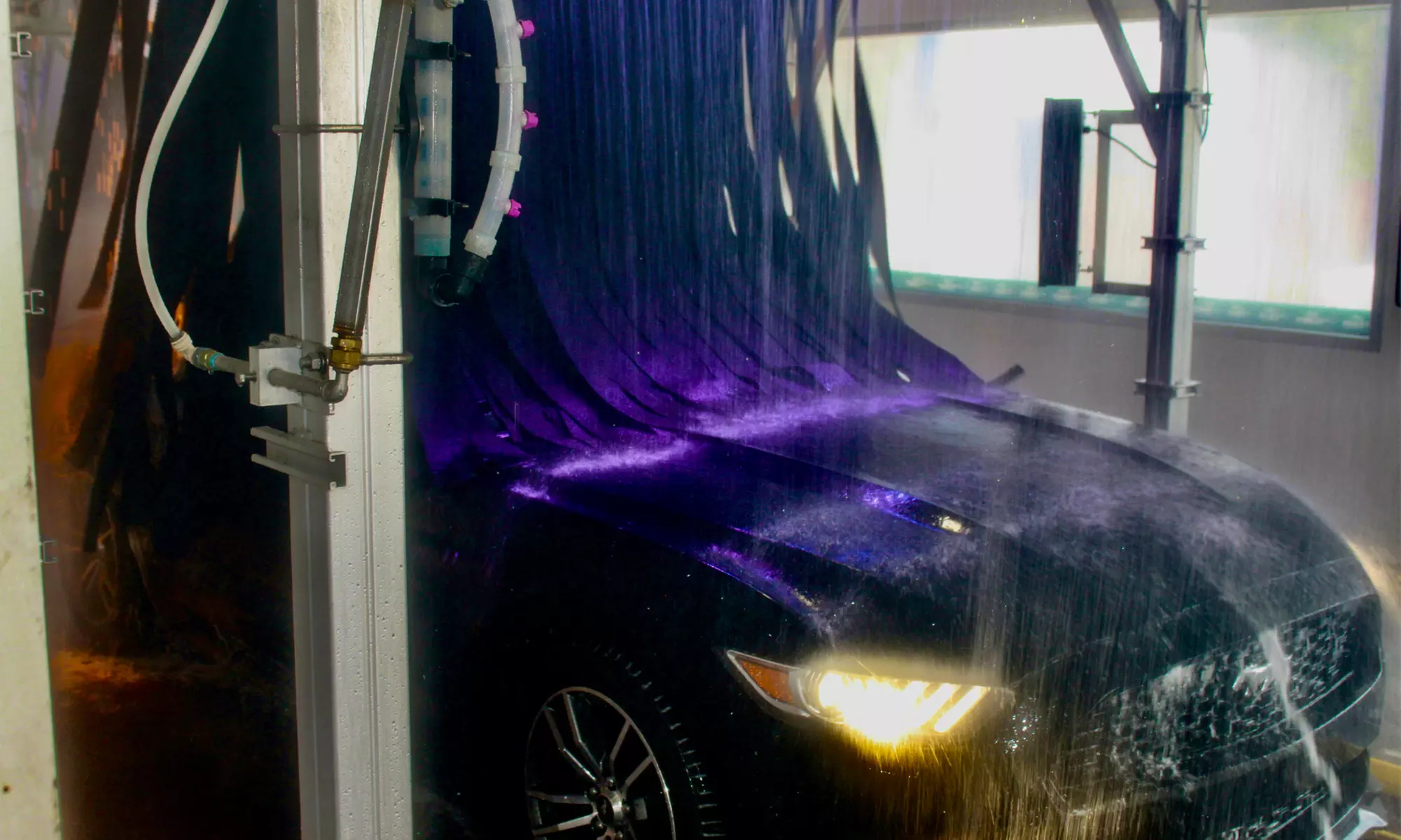Premium Car Wash Packages with Wax, Tire Shine & Ceramic Coating 