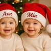 Image 3: Personalized Santa Hats for Festive Fun!