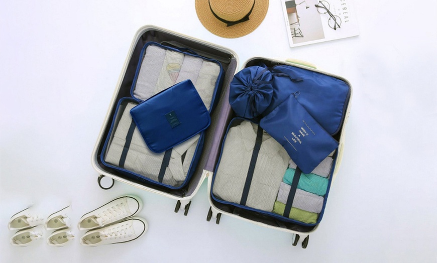 Image 12: 7Pcs Travel Packing Organizers