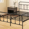 Image 5: HomCom Metal Bed Frames in Various Sizes and Colours