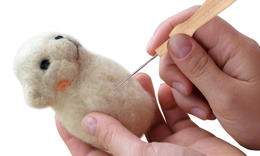 Image 10: 40 Pcs Needle Felting Kit for DIY Wool Felting
