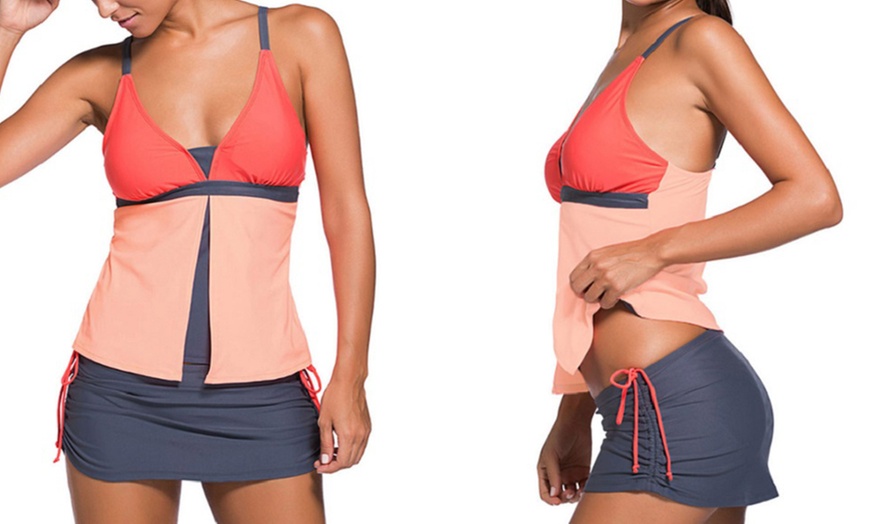 Image 4: Tankini-badpak voor vrouwen