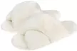 Womens Faux Fur Cross Slide Slippers Warm Memory Foam Indoor Outdoor Shoes - Second Medium