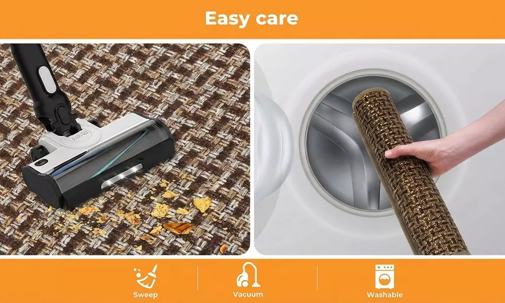 Marlow Non-Slip Kitchen Mat Set in Woven and PU Blend Options