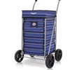 Image 10: Hoppa Lightweight Four or Six Wheel Folding Shopping Trolley