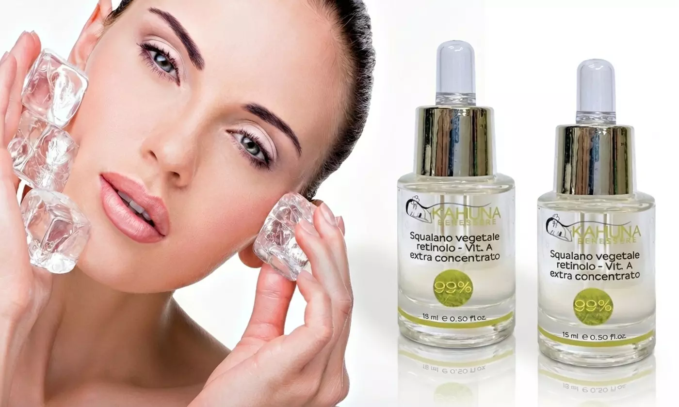 Fino a 3 sieri allo squalano vegetale e retinolo 99% Kahuna Benessere