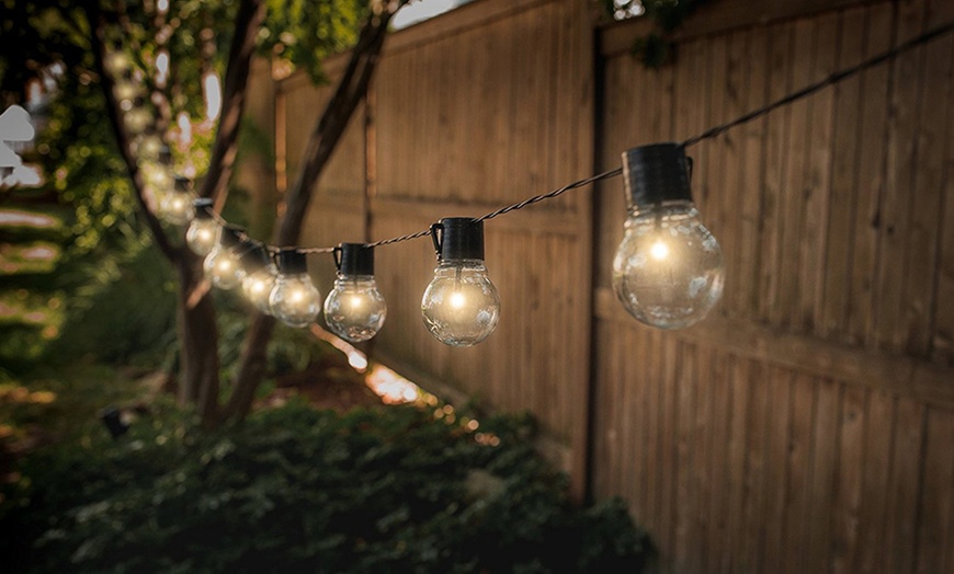 Image 1: Solar-Powered String Light Bulbs
