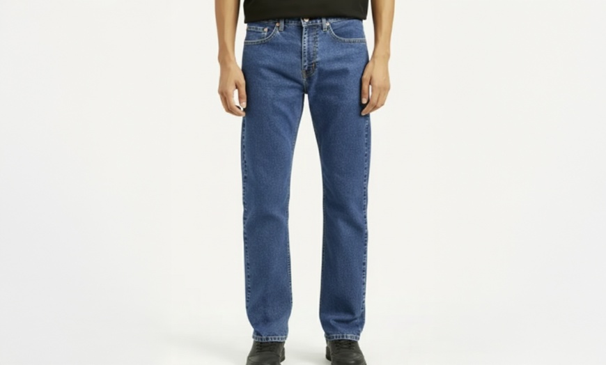 Image 7: Levi's 505 Men's Straight Fit Jeans