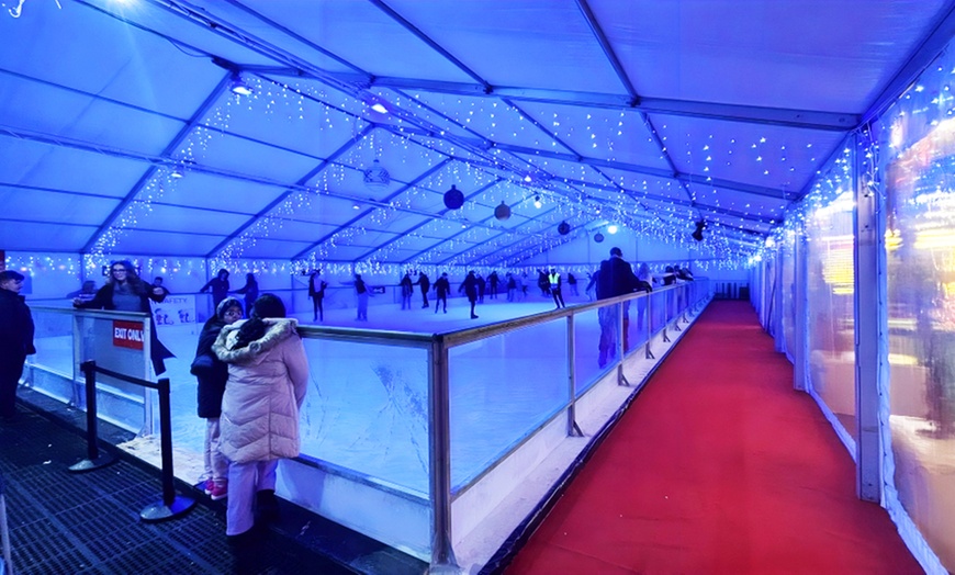 Image 6: Undercover Ice Skating at a Festive Winter Wonderland