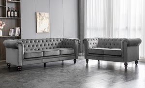 Chesterfield Velvet Sofa Sets