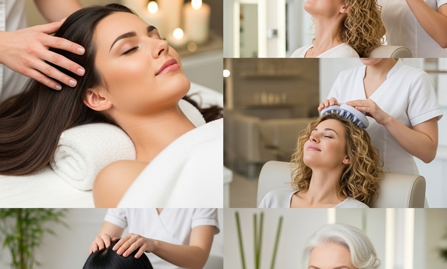 Image 1: Ultimate Relaxation Package: Scalp, Massages & Facials - Le NuVo Bliss