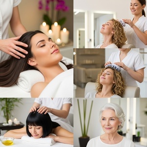 One 60-Minute Scalp Head, Neck & Shoulder Massage - Le NuVo Salon and Spa