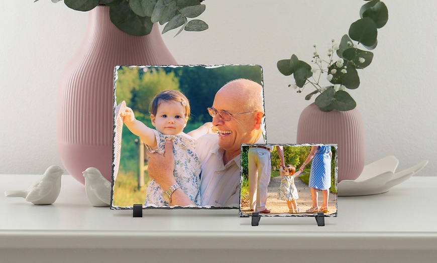 Image 3: Decoración a tu medida: 1 impresión de fotografía en piedra de pizarra