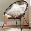 Image 9: 3-Piece String Egg Chair with Coffee Table Set 