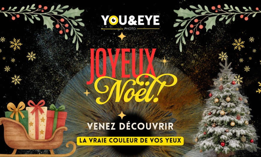 Image 1: Vos yeux, une œuvre d'art : capturez l'essence de votre iris