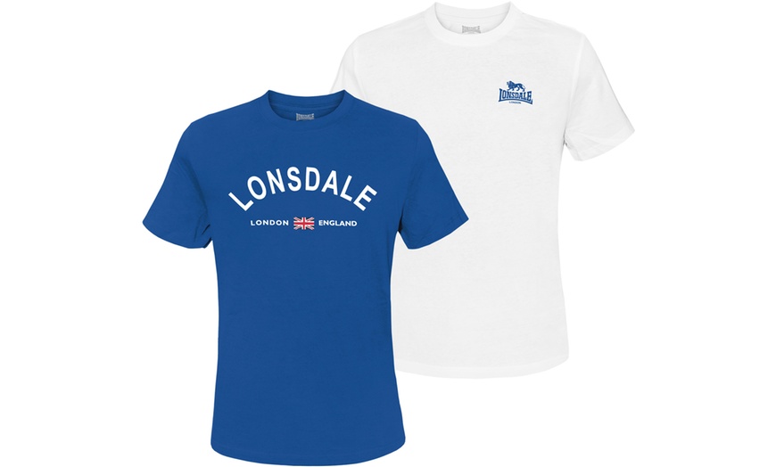 Image 7: 2 t-shirt da uomo Lonsdale