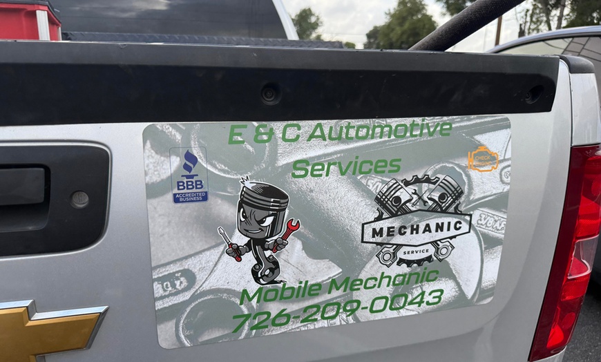 Image 3: Full or Synthetic Blend Oil Change & 25 Point Maintenance Check