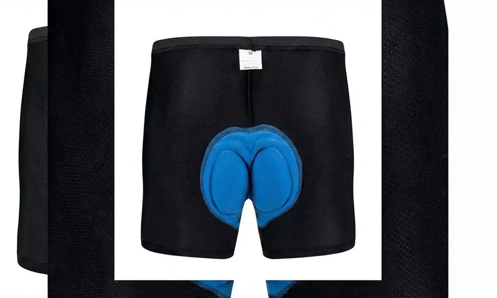 Men’s Padded Cycling Underwear With 3D Cushion