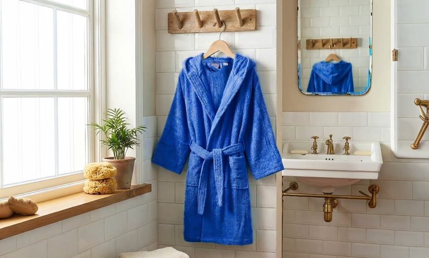 Image 6: Peignoir enfant en éponge