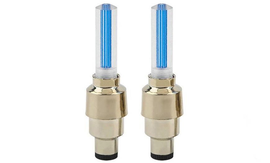 Image 2: 2 ou 4 valves LED pour vélos ou motos