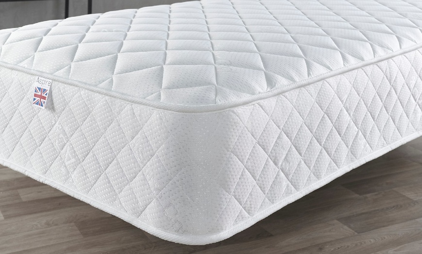 Image 9: Aspire Castleton Quilted Headboard Ottoman Bed