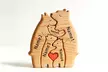 Erweiterbare Bären-Familien als Holz-Puzzle mit oder ohne Namensgravur von Justyling (bis zu 81% sparen) - Second Medium