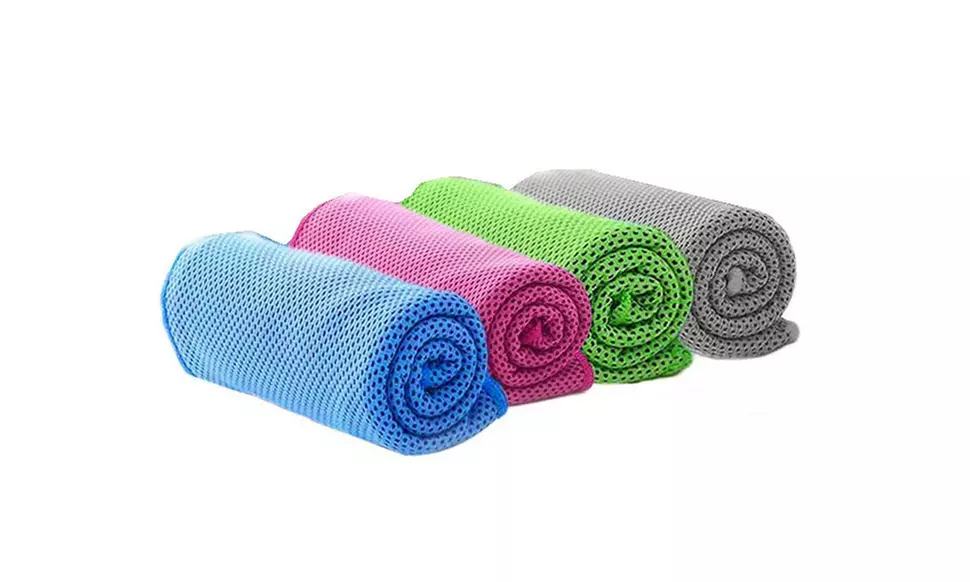4-Pack Yoga Sport Gym Cooling Towel 40"x 12"