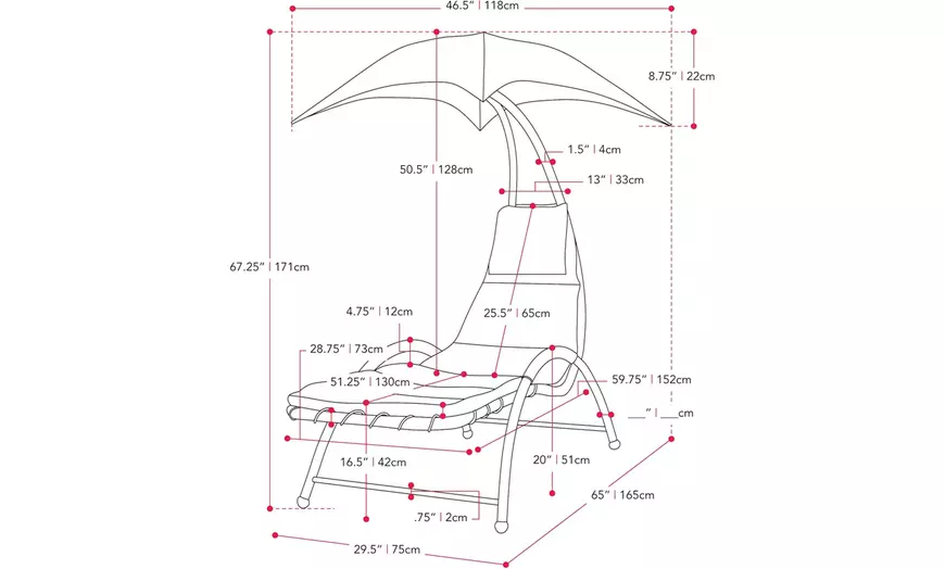 Image 9: Sedia sdraio prendisole Bakaji