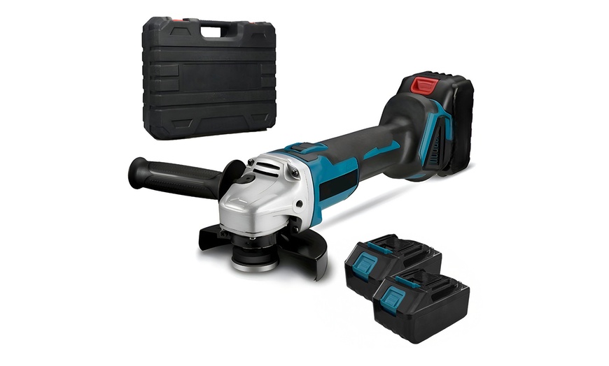 Image 1: Wiederaufladbarer Winkelschleifer mit 2 Akkus