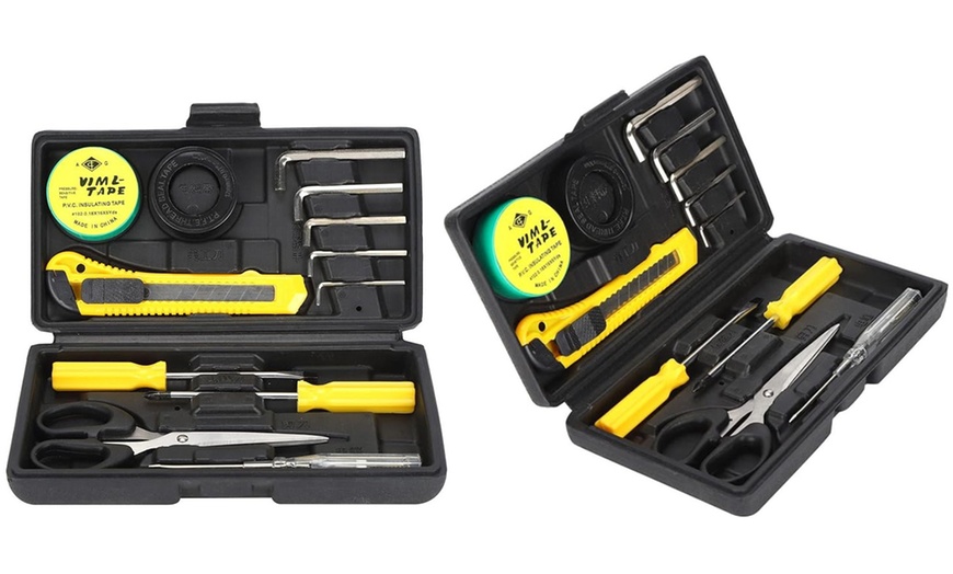Image 2: Boîte à outils compacte comprenant 12 outils