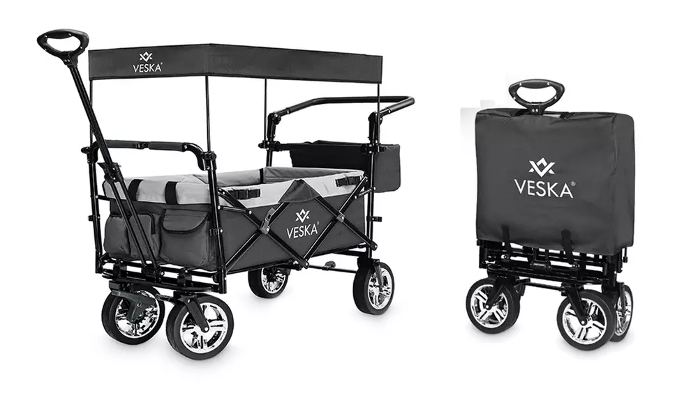 Carrello Pieghevole con Parasole VESKA