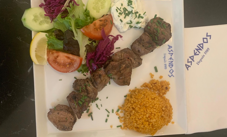 Image 6: Menu entrée plat ou plat dessert au restaurant Aspendos