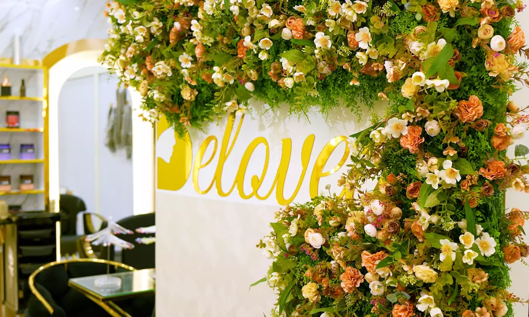 Acrylic Nail Extensions w/ Classic or Gelish Color & Optional Pedicure