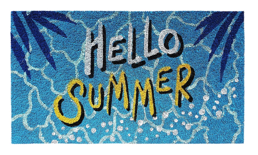 Image 95: Zerbino in cocco con retro antiscivolo