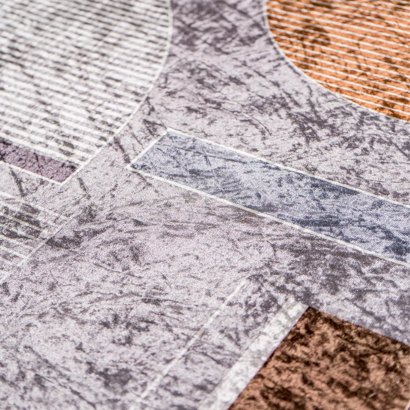 Alfombra larga con tacto de terciopelo