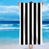 Image 10: Single Jersey Striped Summer Beach or Bath Towel