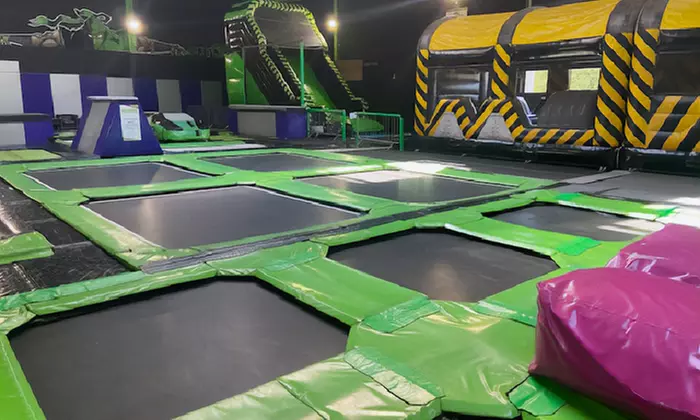 Flip Out, Portsmouth: Try To Reach The Ceiling Or See Who Jumps Higher 
 (Up to 37% Off) - Primary Image