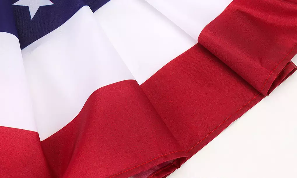 4 Pack American Patriotic Pleated Bunting USA Flag