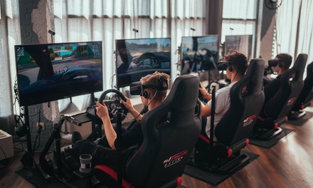Stehender Sitz: 60 Min. Rennerlebnis-Simulator für 1 Person - Rick’s – next level racing