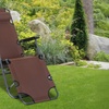Image 1: Outsunny Two-in-One Foldable Lounger