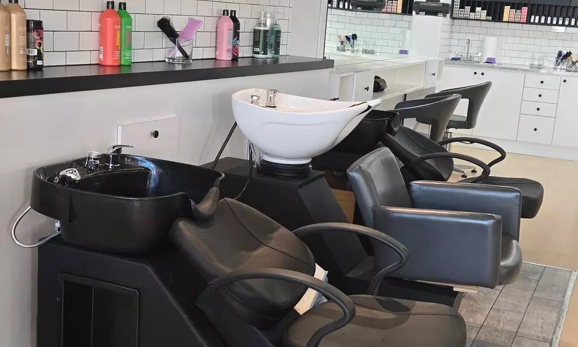 Get Haircut, Conditioning, Blowout, w/ Optional Single Process Color