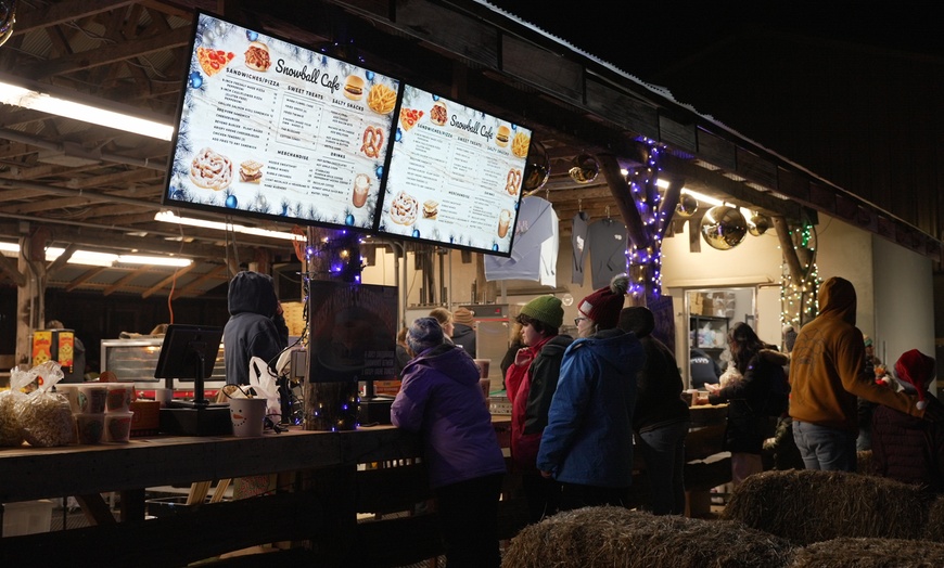 Image 4: Dazzling Winter City Lights Holiday Experience & Snow-Tubing