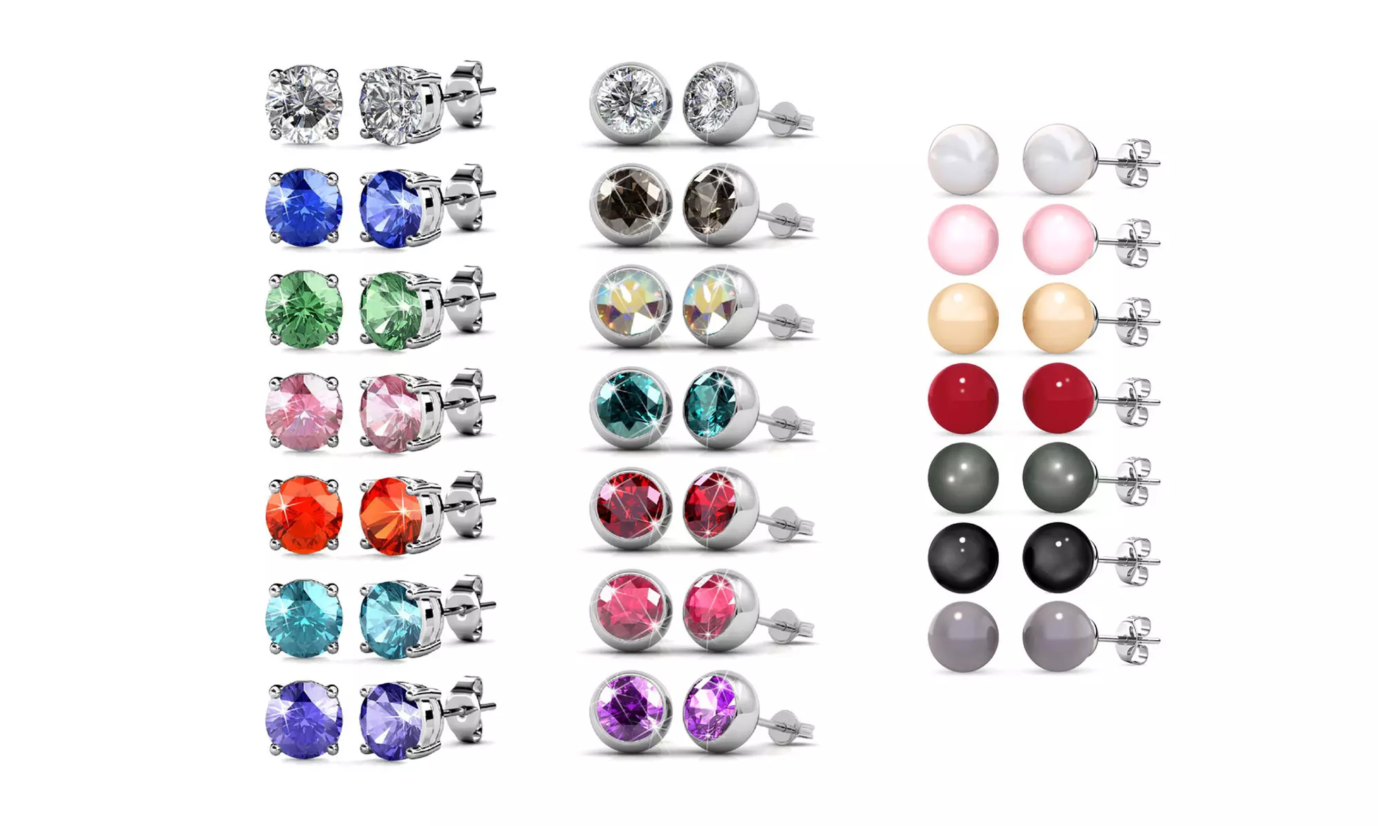 Mond Ohrstecker, Armband oder Halskette