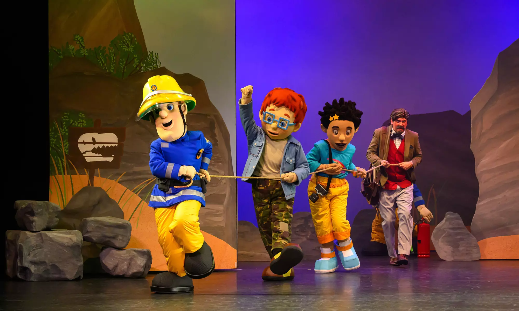 Feuerwehrmann Sam Live - Abenteuer auf der Dino Insel