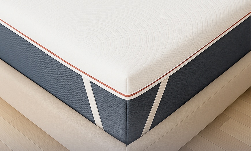 Image 4: Topper in memory foam a 9 zone The White Stone