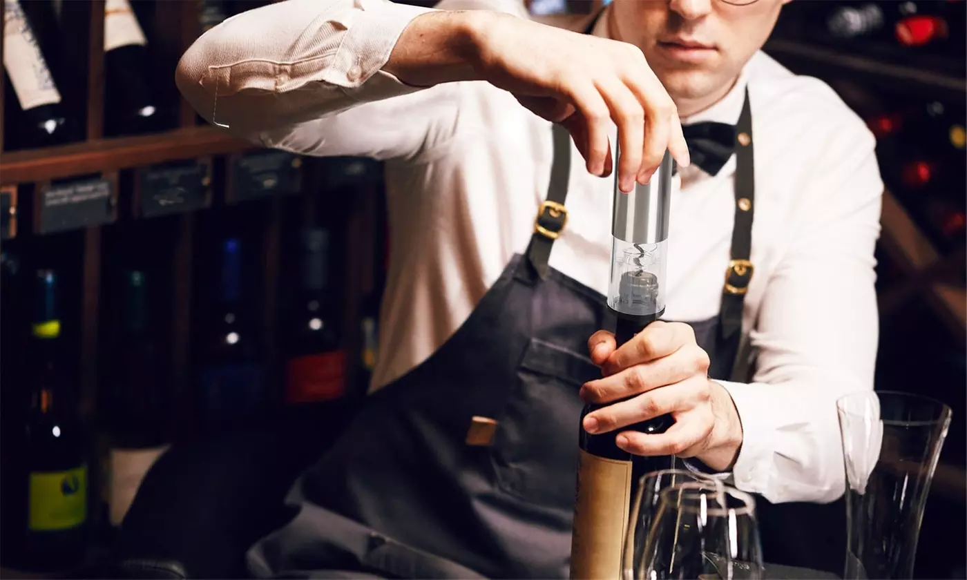 NewHome 4-In-1 Electric Wine Bottle Opener Set