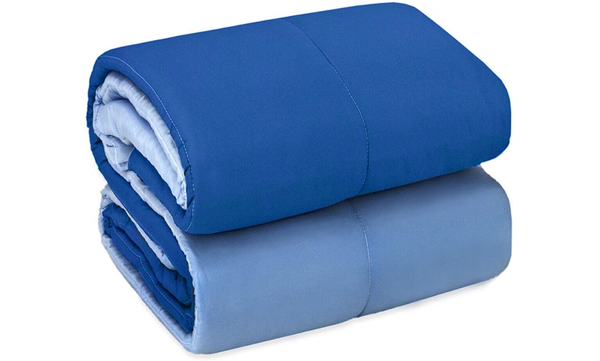 Image 4: Edredón matrimonial de invierno doble cara