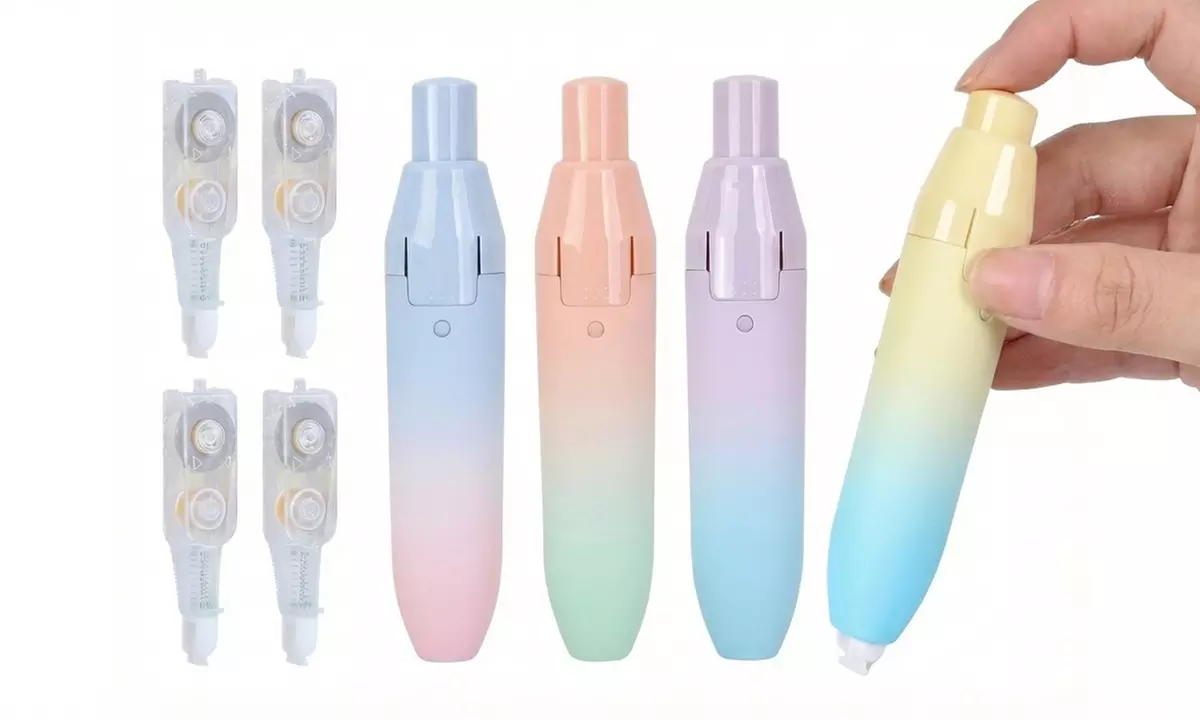 8-Piece Correction Tape Set with Refills