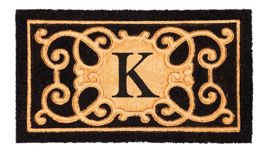 Debossed Monogram Coir Mats | Groupon