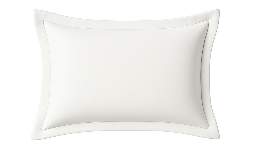 Image 4: Funda de almohada blanca lisa, Sampur